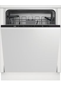 Beko BDIT16430 Vollintegrierter XL Geschirrspüler, 60 cm breit, 14 Maßgedecke, WaterSafe+, 6 Programme, LedSpot, SelFit