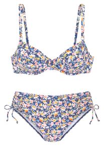 Buffalo Ženy Bikiny n&aacute;mořnick&aacute; modř / žlut&aacute; / pink 36