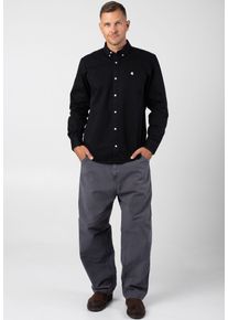 Carhartt Work In Progress Carhartt WIP - Og Single Knee Stone Dyed Graphite - Kalhoty - Šedá - XL - 100% bavlna,Bavlna