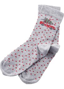 wäschepur Damske Dámské ponožky šedá-melír ,velikost 39-42