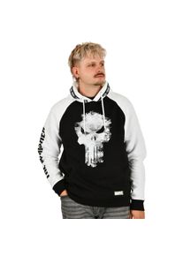Punisher - Felpa con cappuccio Logo nera - XXL - Nero/Bianco