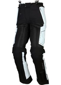Modeka Khao Air, textile pants waterproof , color: Black/Light Grey , size: Long L