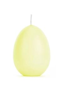 partydeco Sv��ka velikono�n� Vejce sv�tle �lut�, 10 cm
