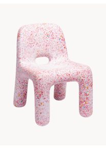 ecoBirdy Dětská židle Charlie Barevná, Růžová, Pudrová Umělé vlakno, Látka Š 38 cm, H 35 cm