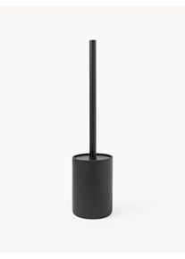 WC kart&aacute;č Kyle Čern&aacute; Uměl&aacute; hmota &Oslash; 10 cm, V 41 cm | Westwing Collection