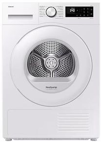 Samsung DV90DG52A0TEEG 9kg Wärmepumpentrockner, 60 cm breit, 15 Programme, LED-Trommelbeleuchtung, weiß