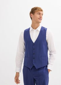Modulární obleková vesta Slim Fit | Modrá | Vel. 48 | bonprix