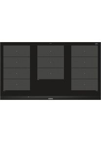Siemens EX975LXC1E iQ700 autarke Induktions-Kochstelle 90cm breit Glaskeramik Slider-Steuerung Edelstahl