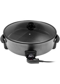 Tristar PZ-9145 Multifunktionspfanne Elektropfanne Grillen Braten Camping 1500 Watt Ø 40cm schwarz