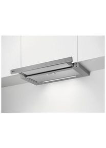 AEG DPE5660M Dunstabzugshaube Flachschirmhaube 59,8cm breit Abluft Umluft Kurzhubtasten grau