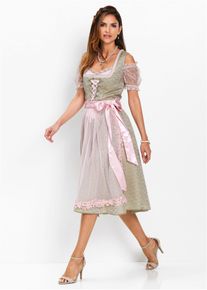 Kroj Dirndl s kor&aacute;lky (2d&iacute;ln&aacute; souprava) | Zelen&aacute; | Vel. 42 | bonprix