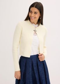 Krojov&yacute; pleten&yacute; kab&aacute;tek | B&iacute;l&aacute; | Vel. 52/54 (XXL) | bonprix