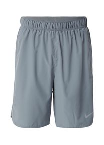 Nike Muži Sportovní kalhoty 'Challenger' šedá / stříbrně šedá S