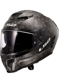 LS2 FF807 Dragon Carbon Forged, full face helmet , color: Black , size: S