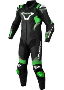 Macna Armadyl, leather suit 1pcs. , color: Black/Green/White , size: 48