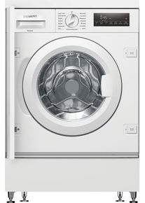 Siemens WI14W443 iQ700 Einbau-Waschmaschine Frontlader 1400U/min speedPack L LED-Display Outdoor-/Imprägnier-Programm timeLight weiß