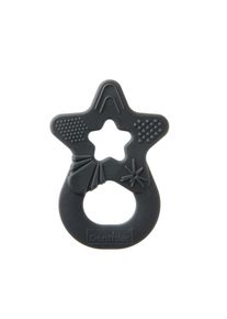 Dentistar Teether "Star", kousátko „Hvězda“ od 3 měsíců, šedivé