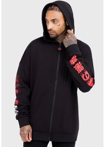 Killstar x Ice Nine Kills - Psychos Only - Mikina s kapucí - Černá - XXL - Potit se