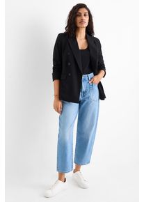 C&Amp;A Barrel jeans-high waist, Modré, Größe: 38