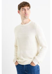 C&Amp;A Svetr-strukturovaný, Bílé, Größe: XL