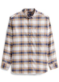 Velk&eacute; Velikosti - Tommy Hilfiger - Měkk&aacute; flanelov&aacute; ko&scaron;ile s kostkovan&yacute;m vzorem - 5XL - B&eacute;žov&aacute;