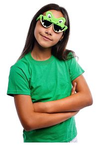 Sun Staches Alligator Kinder Partybrille