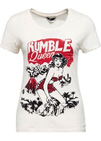 Queen Kerosin Rumble Queen, t-shirt women , color: White , size: XS
