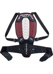 Alpinestars Nucleon Plasma, back protector level-2 , color: Black/White/Red , size: XL