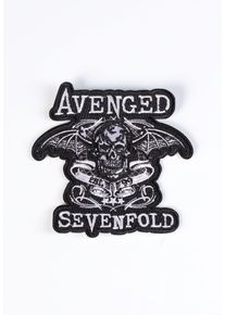 Avenged Sevenfold - Deathbat Banner - Nášivka - Černá - Onesize - 100% polyester
