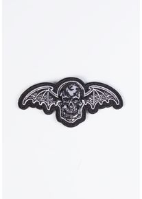 Avenged Sevenfold - Deathbat Cut-Out - Nášivka - Černá - Onesize - 100% polyester