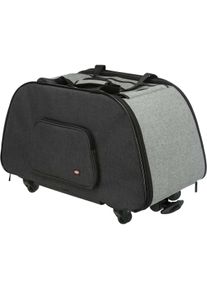 Trixie vozík na kolečkách černý/šedý