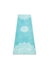 Tchibo - Podložka na jógu Yoga Design Lab Travel Combo »Mandala« - barva: tyrkysová