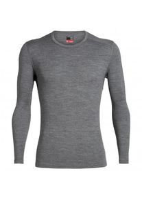 Icebreaker 260 Tech L/S Crewe Merino base layer Men (L, grey)