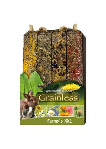 JR FARM Farmy's Grainless XXL tyčinky pro hlodavce.- 4-kusové balení 450 g