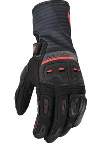 Macna Shellar, gloves , color: Black/Dark Grey/Red , size: L