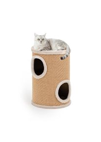 Lionto škrabací sud s jutou, béžový 50x 36x 36cm kočka