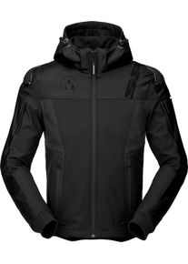 Spidi Hoodie Warrior, textile jacket , color: Black , size: M