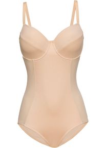 Stahovac&iacute; body středn&iacute; tvaruj&iacute;c&iacute; efekt | B&eacute;žov&aacute; | Vel. 85C | bonprix