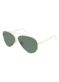 Ray-Ban RBR0101S AVIATOR REVERSE | unisex slunečn&iacute; br&yacute;le | Pilot | Obruba: Kov Zlat&aacute; | Barva čoček: Zelen&aacute; Celobarevn&eacute;