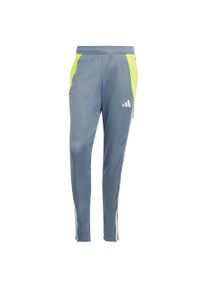 adidas Performance Muži Sportovn&iacute; kalhoty 'Tiro 24' limone / &scaron;ed&aacute; / offwhite L