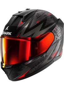 SHARK D-Skwal 3 Blast-R, full face helmet , color: Black/Grey/Turquoise , size: XS
