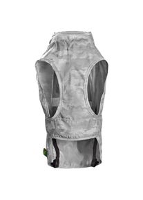 Hunter Waterproof Jacket Huka To Go Dog coat (Rücken 40 cm - Hals 30-56 cm, Bauch 40-63 cm, silber / reflektierend)