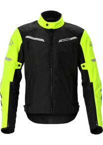 Acerbis X-Street, textile jacket , color: Black/Neon-Yellow , size: 3XL