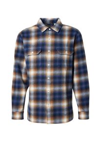 LEVI'S ® Muži Košile 'Jackson Worker Overshirt' modrá / světle hnědá / bílá M
