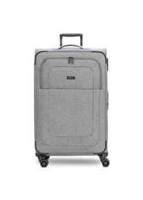 Redolz Essentials 12 LARGE 4 Rollen Trolley 79 cm mit Dehnfalte grau