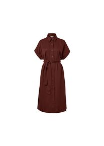 Tchibo - Halenkové šaty ze lněné směsi - pro ženy - vel. 40 - barva: hnědá