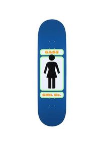 Girl Gass Hypno Girl 8.5" Skateboard Deck blue