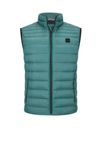 Velk&eacute; Velikosti - BOSS Orange - Vodoodpudiv&aacute; a skladn&aacute; pro&scaron;&iacute;van&aacute; vesta - 60 - Světle Zelen&aacute;