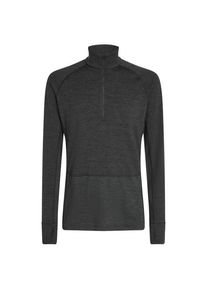 Icebreaker Merino 260 Zoneknit L/S Half Zip Merino base layer Men (M, black/grey)