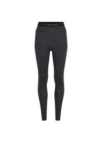 Icebreaker Women's Zoneknit 260 Leggings Merino base layer Women (XL, grey/black)